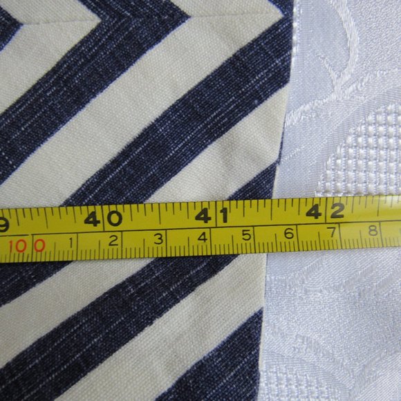 TALBOTS SHORELINE Chevron Striped Dress Size 16P - Picture 7 of 13